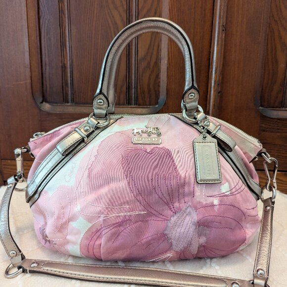 Coach Sophia Pink Floral Bag - A1126-17002 - Picture 1 of 12